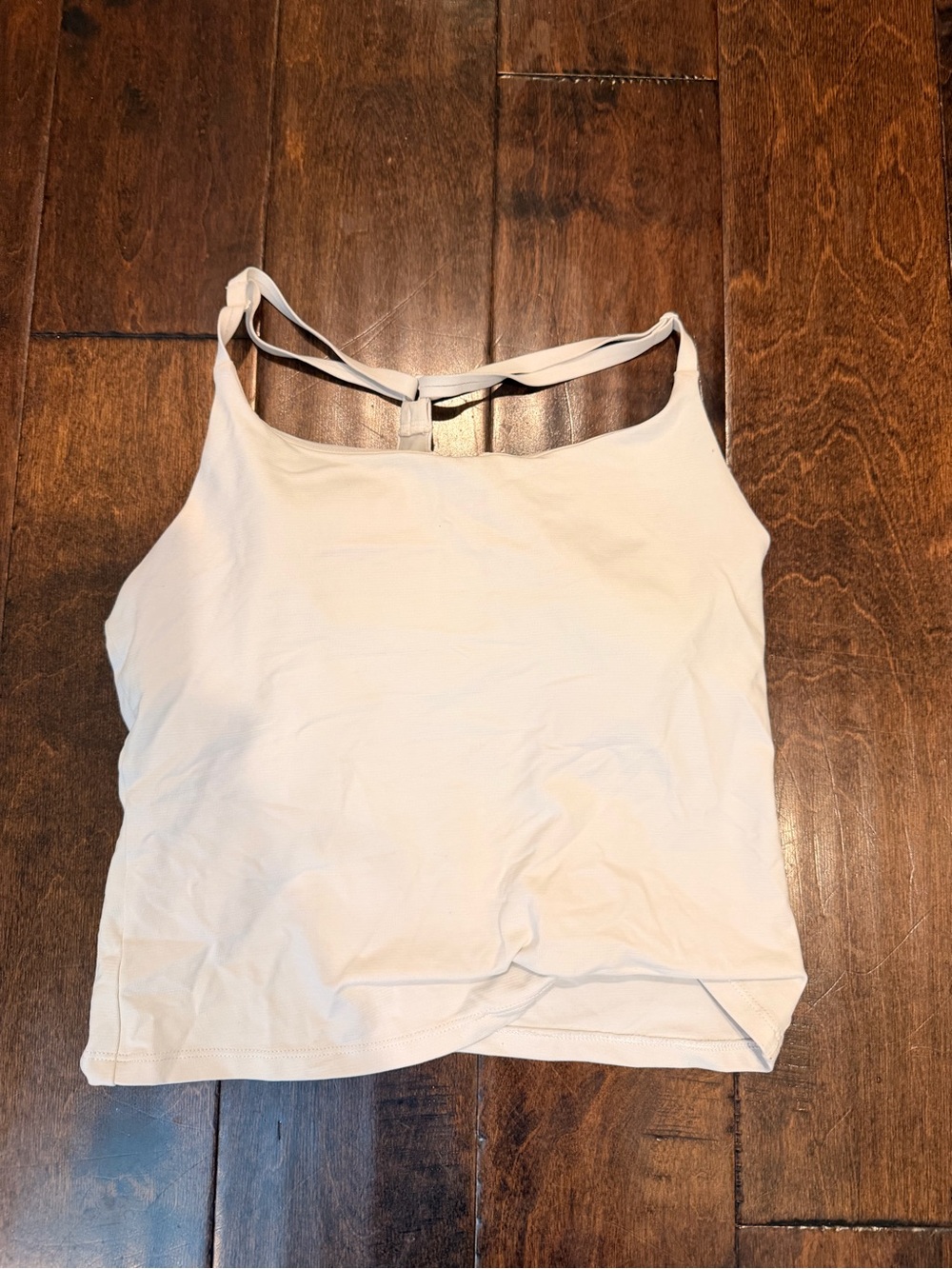 Outdoor Voices White Racerback Tank Top
